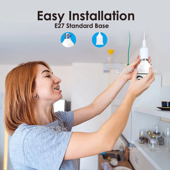 Light Bulb Camera Wifi Indoor 