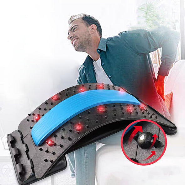 Multi-Level Adjustable Back Massager Stretcher 