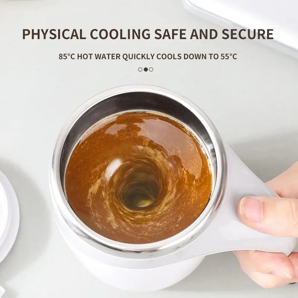 Self Stirring Magnetic Mug .
